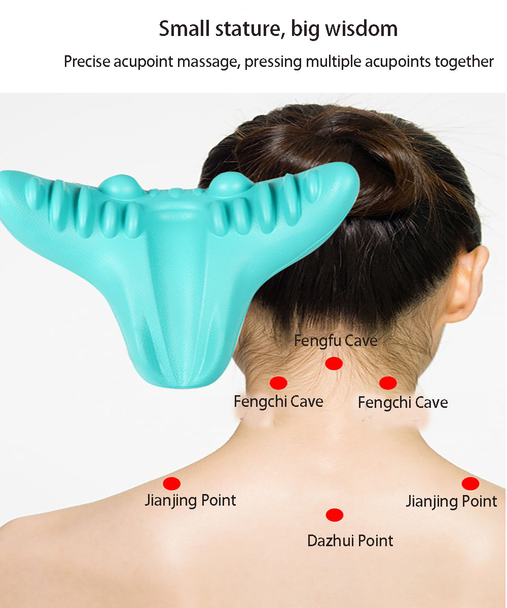 Neck Shoulder Massage Pillow for Cervical Spine Alignment Massage Tools