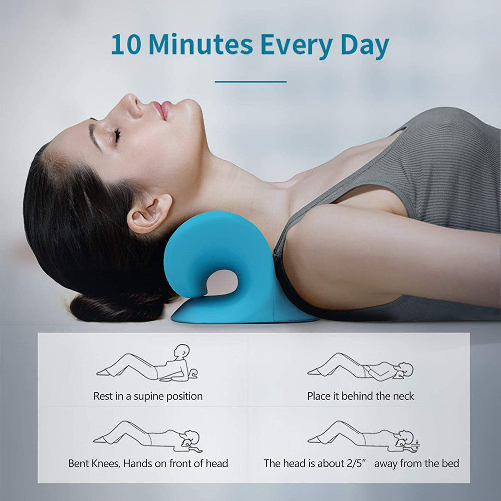 Neck Shoulder Massage Pillow for Cervical Spine Alignment Massage Tools